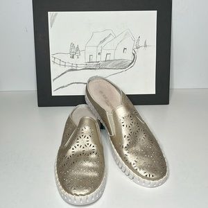 Ilse Jacobsen Tulip Perforated Slides Women’s Size 10